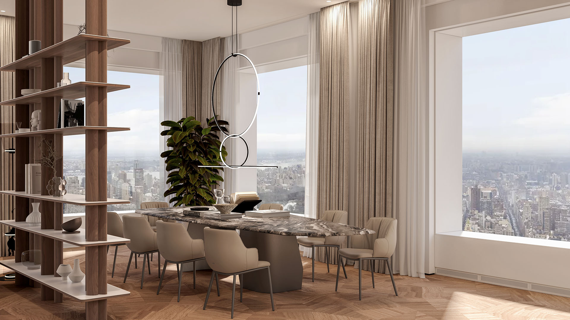 Park Avenue renovation project dining