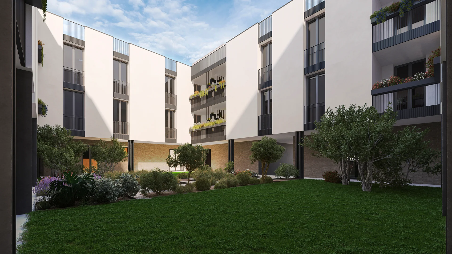 progetto complesso residenziale a brescia