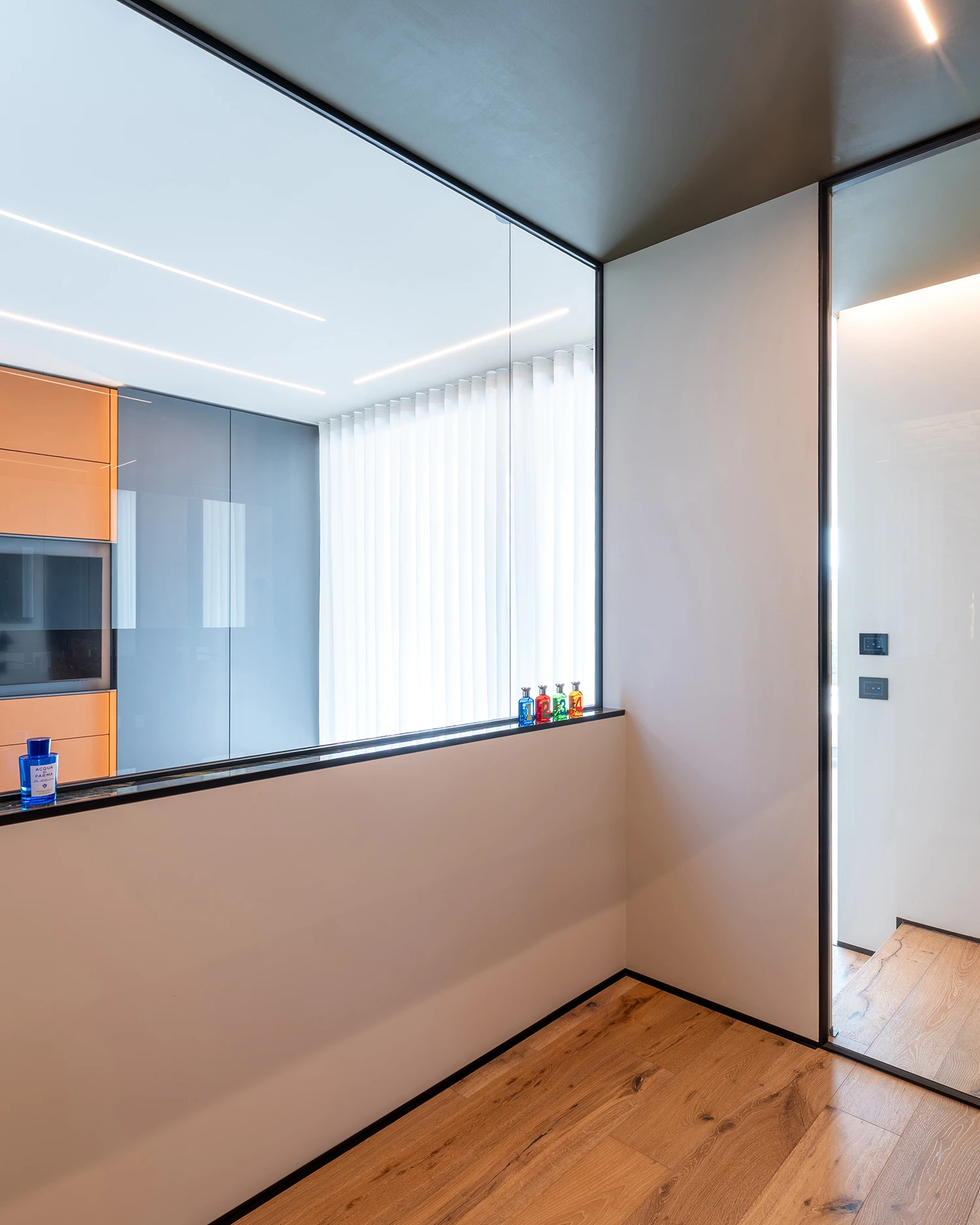Bagno en suite di Villa Metafisica con collegamento diretto alla camera da letto